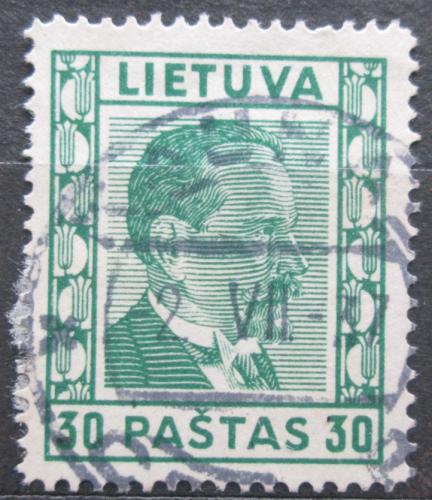 Poštová známka Litva 1937 Prezident Antanas Smetona Mi# 411