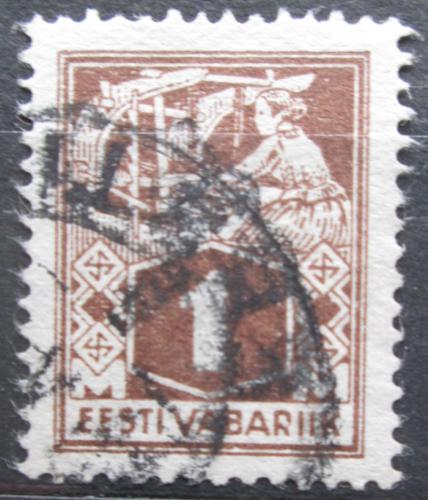 Poštová známka Estónsko 1923 Tkadlena Mi# 33 A