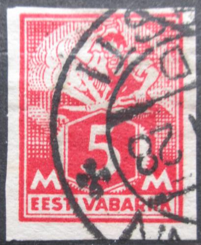 Poštová známka Estónsko 1922 Kováø Mi# 37 B Kat 10€
