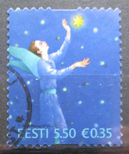 Poštová známka Estónsko 2010 Vianoce Mi# 679