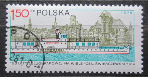 Poštová známka Po¾sko 1979 Parník Genera³ Œwierczewski Mi# 2634