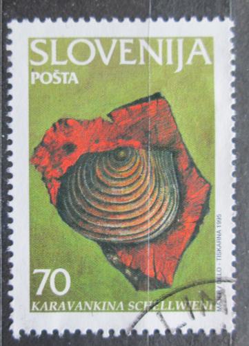 Poštová známka Slovinsko 1995 Fosílie Mi# 108