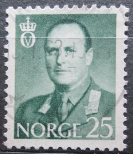 Poštová známka Nórsko 1962 Krá¾ Olav V. Mi# 471