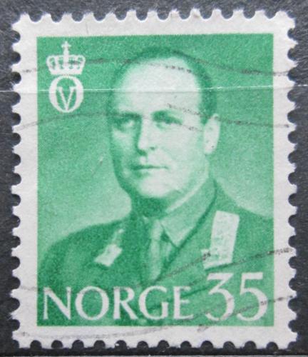 Poštová známka Nórsko 1962 Krá¾ Olav V. Mi# 472