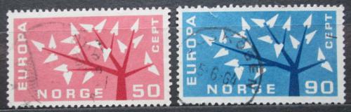 Poštové známky Nórsko 1962 Európa CEPT Mi# 476-77