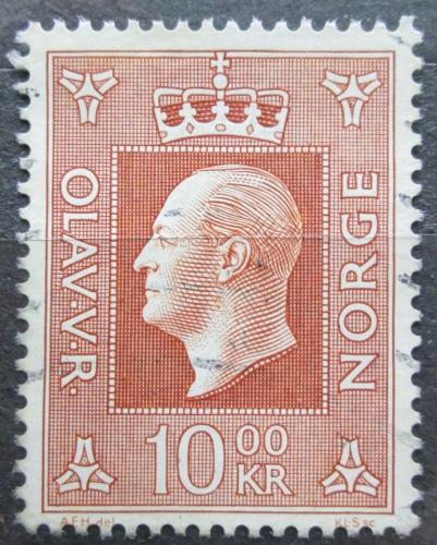 Poštová známkaNórsko 1970 Krá¾ Olaf V. Mi# 592