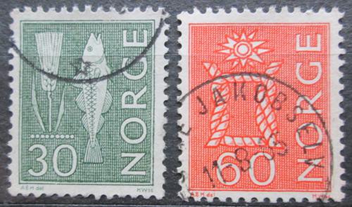 Poštové známky Nórsko 1964 Typické motivy Mi# 524-25