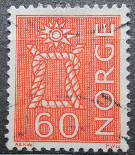 Poštová známka Nórsko 1964 Uzel Mi# 525 