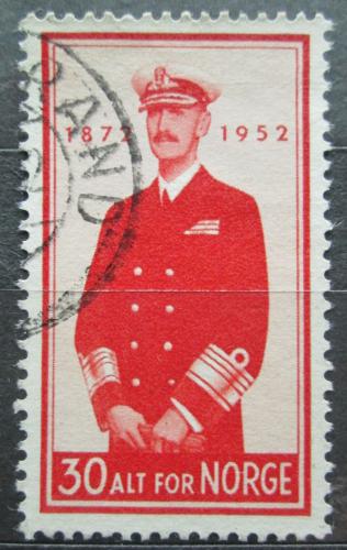 Poštová známka Nórsko 1952 Krá¾ Haakon VII. Mi# 376