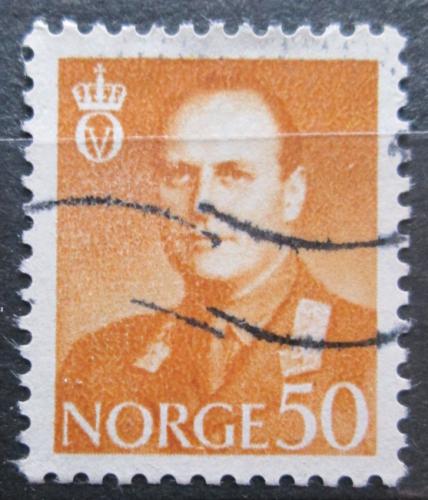 Poštová známka Nórsko 1959 Krá¾ Olaf V. Mi# 422