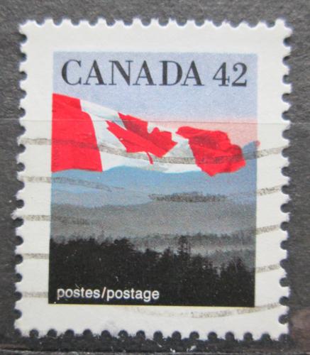 Potov znmka Kanada 1991 ttna vlajka Mi# 1268 - zvi obrzok