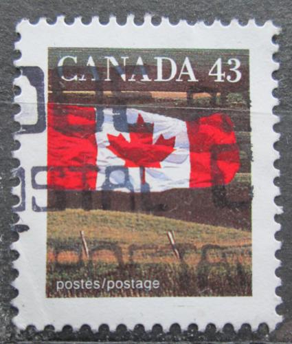 Potov znmka Kanada 1992 ttna vlajka Mi# 1338 - zvi obrzok