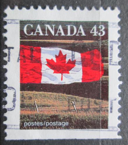 Potov znmka Kanada 1992 ttna vlajka Mi# 1338 D - zvi obrzok