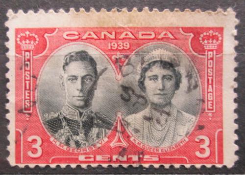 Poštová známka Kanada 1939 Krá¾ovský pár Mi# 215