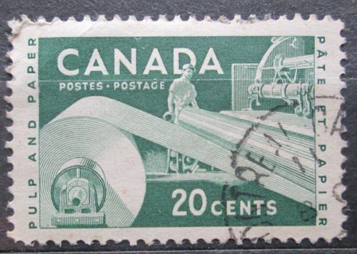 Potov znmka Kanada 1956 Zpracovn papru Mi# 309