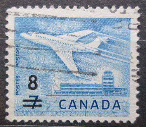 Poštová známka Kanada 1964 Lietadlo pretlaè Mi# 375
