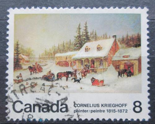 Potov znmka Kanada 1972 Umenie, Cornelius Krieghoff Mi# 517 - zvi obrzok
