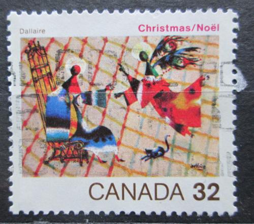 Potov znmka Kanada 1984 Vianoce, umenie, Jean Dallaire Mi# 939