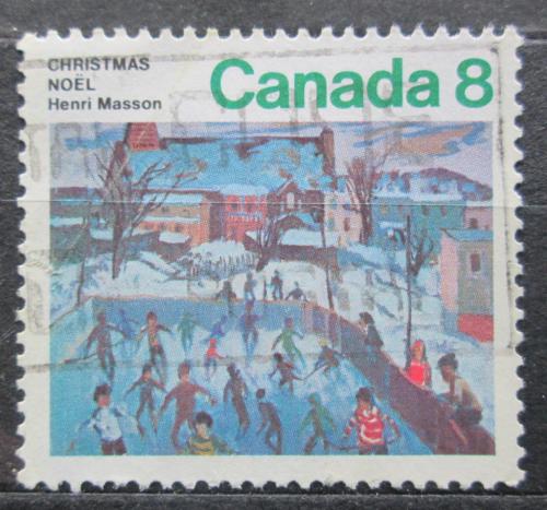 Potov znmka Kanada 1974 Vianoce, umenie, Henri Masson Mi# 577