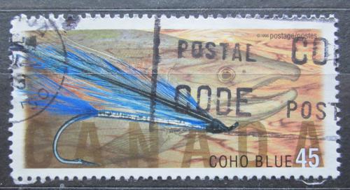 Poštová známka Kanada 1998 Rybáøská muška Coho Blue Mi# 1673