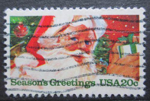 Poštová známka USA 1983 Vianoce, Santa Claus Mi# 1664