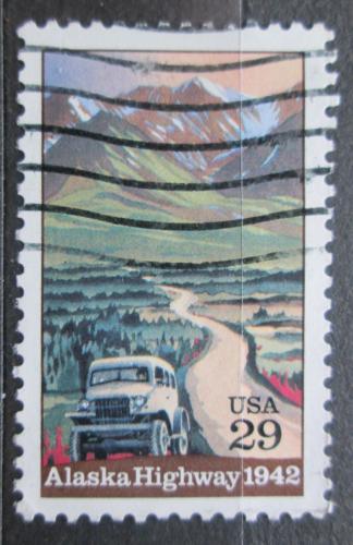 Poštová známka USA 1992 Dálnice na Aljašce, 50. výroèie Mi# 2239