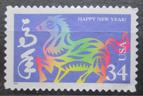Poštová známka USA 2002 Èínský nový rok, rok kone Mi# 3518