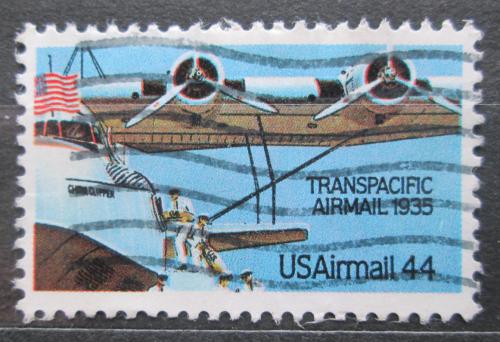 Poštová známka USA 1985 Poštovní letadlo Mi# 1727