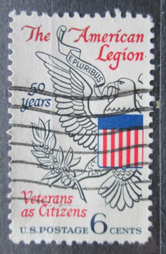 Poštová známka USA 1969 American Legion, 50. výroèie Mi# 979