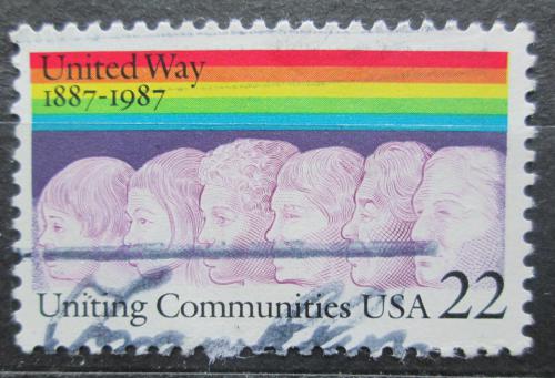 Poštová známka USA 1987 Spoleèná cesta Ameriky Mi# 1881
