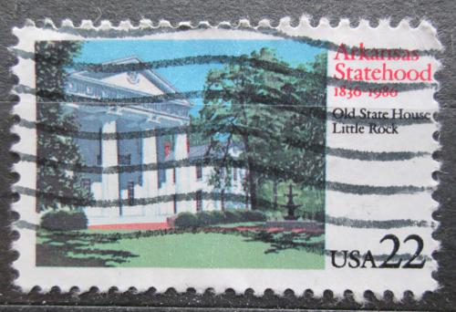 Poštová známka USA 1986 Vládní Budova, Arkansas Mi# 1781
