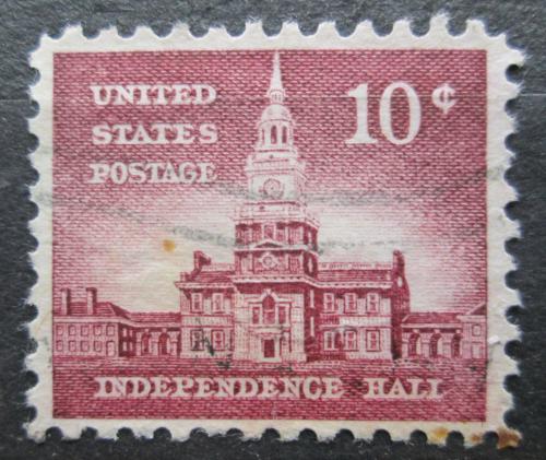 Poštová známka USA 1956 Independence Hall  Mi# 665