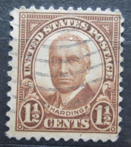 Poštová známka USA 1925 Prezident Warren G. Harding Mi# 261