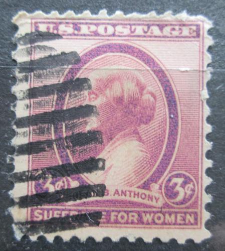 Poštová známka USA 1936 Susan B. Anthony Mi# 389