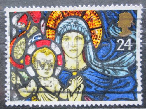 Poštová známka Ve¾ká Británia 1992 Vianoce, náboženské umenie Mi# 1422