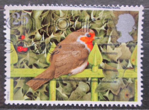 Poštová známka Ve¾ká Británia 1995 Vianoce, Èervenka Mi# 1597