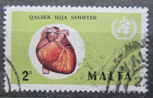 Poštová známka Malta 1972 Svìtový mìsíc srdce Mi# 436