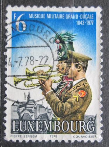 Poštová známka Luxembursko 1978 Vojenská kapela Mi# 970
