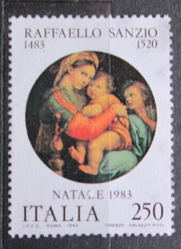 Poštová známka Taliansko 1983 Vianoce, umenie, Raffael Mi# 1861