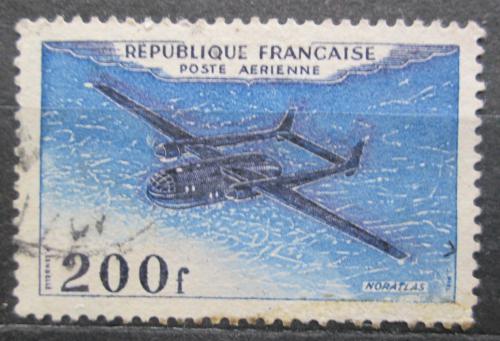 Poštová známka Francúzsko 1954 Lietadlo Mi# 988