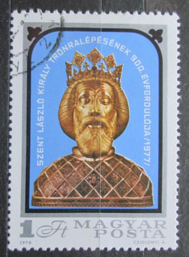 Poštová známka Maïarsko 1978 Svätý Ladislav Mi# 3319