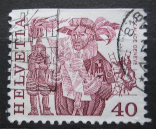 Poštová známka Švýcarsko 1977 ¼udová slavnost Mi# 1104 A