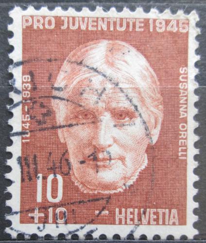 Poštová známka Švýcarsko 1945 Susanna Orolli-Rinderknecht Mi# 466