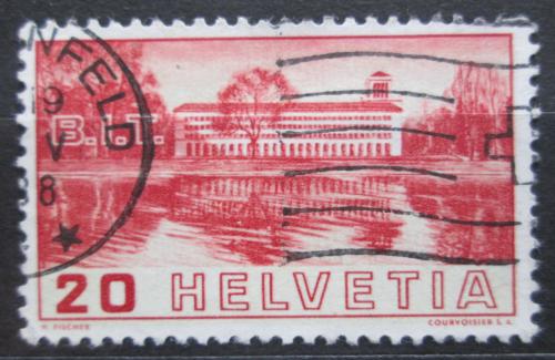 Potov znmka vcarsko 1938 Budova ILO Mi# 321