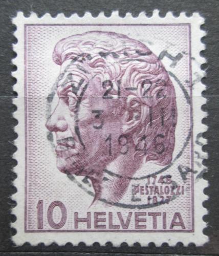 Poštová známka Švýcarsko 1946 Johann Heinrich Pestalozzi, pedagog Mi# 469 