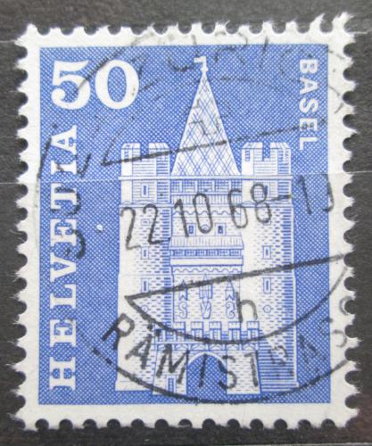 Poštová známka Švýcarsko 1960 Spalentor v Bazileji Mi# 704