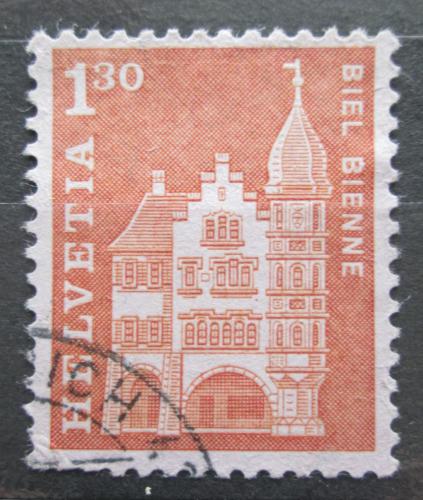 Poštová známka Švýcarsko 1968 Kostel v Payerne Mi# 885