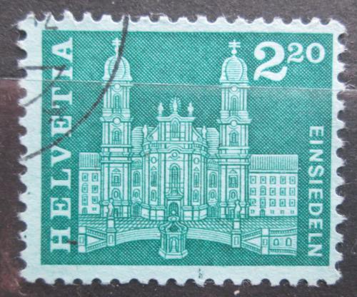Poštová známka Švýcarsko 1963 Kostel v Einsiedeln Mi# 766