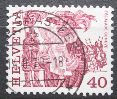 Poštová známka Švýcarsko 1977 ¼udová slavnost Mi# 1104 A