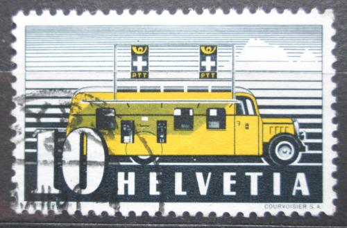 Poštová známka Švýcarsko 1937 Autobus Mi# 311